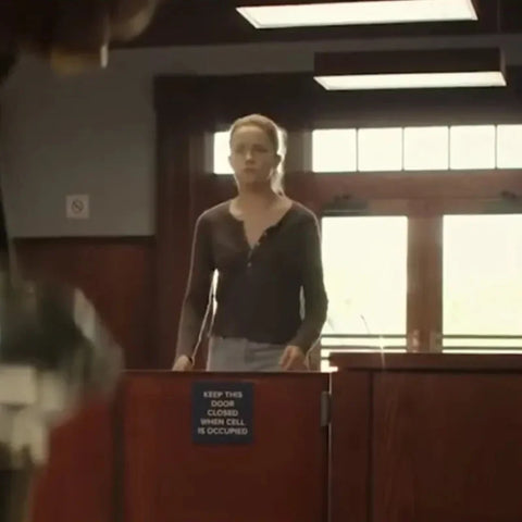 Roscoe Reacher Season 1 Cropped Henley T-Shirt