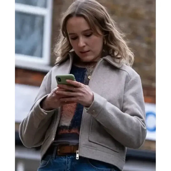 Rose Ayling-Ellis Code Of Silence S01 Grey Jacket
