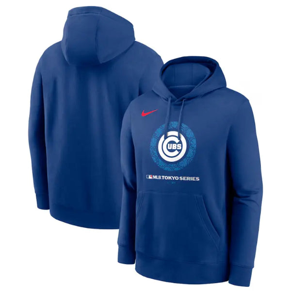 Royal Chicago Cubs 2025 Fleece Pullover Hoodie