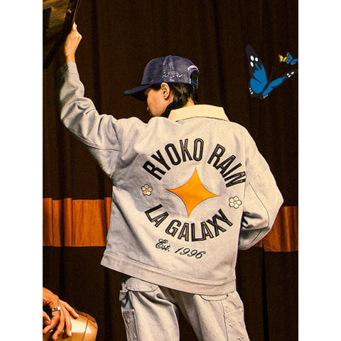 Ryoko Rain x LA Galaxy Blue Denim Jacket