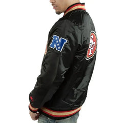 San Francisco 49ears Varsity  Bomber Black  Jacket