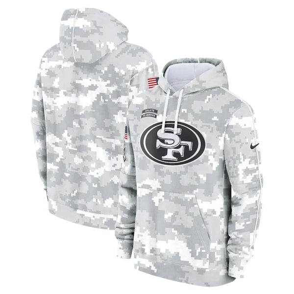 San Francisco 49ers Arctic Camo 2024 Fleece Hoodie