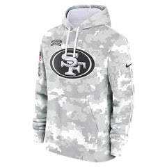 San Francisco 49ers Arctic Camo 2024 Fleece Hoodie