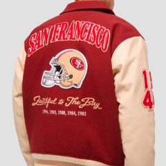 San Francisco 49ers Varsity Bomber Jacket