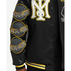 Scarface Black Letterman Jacket