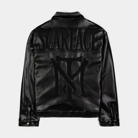 SP x Scarface Roses Leather Jacket