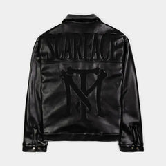 SP x Scarface Roses Leather Jacket