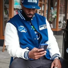 Seattle Seahawks 50th Season Blue Jacket