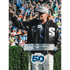 Seattle Seahawks Matt Hasselbeck Top 50 Players Black Jacket
