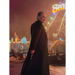 Sharon Stone Nobody 2 Black Wool Coat