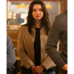 Sheriff Country Amanda Arcuri Brown Cotton Jacket