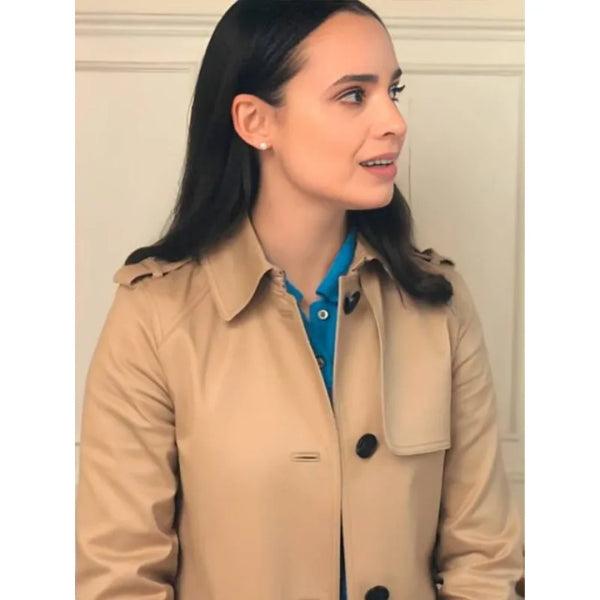 Sofia Carson My Oxford Year 2025 Brown Trench Coat