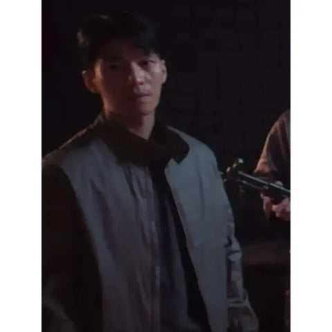 Squid Game S02 Hwang Jun-ho Grey Jacket