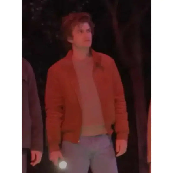 Steve Harrington Stranger Things S05 Brown Jacket