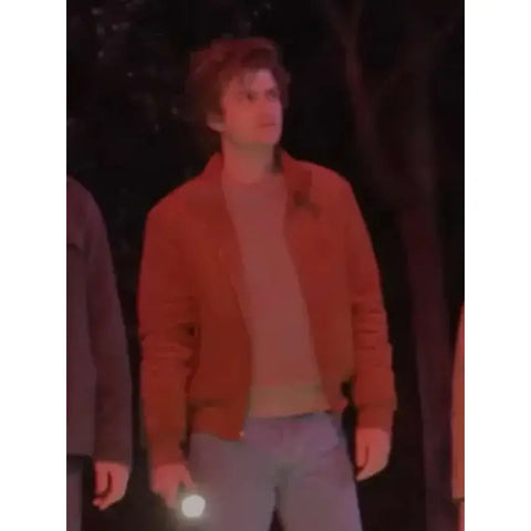 Steve Harrington Stranger Things S05 Brown Jacket