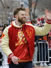 Super Bowl Parade Harrison Butker Varsity Jacket