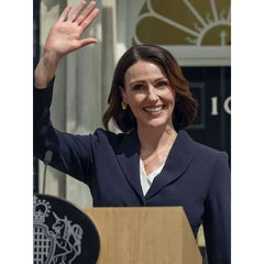 Suranne Jones Hostage 2025 Blue Blazer