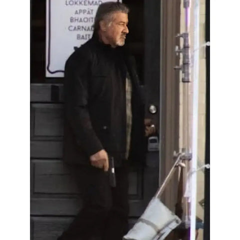 Sylvester Stallone Alarum 2025 Black Jacket