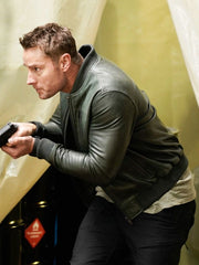 Tracker S02 Colter Shaw Bomber Leather Jacket