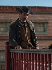 That Dirty Black Bag Dominic Cooper Brown Wool Coat