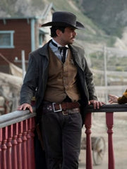 That Dirty Black Bag Dominic Cooper Brown Wool Coat