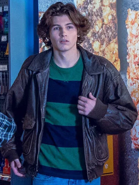 That Little Bodega Next to Lorenzo’s 2024 Max Olivieri Leather Jacket