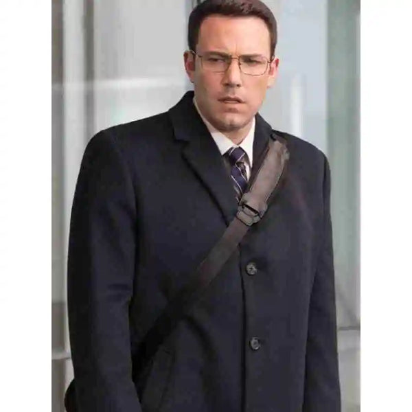 The Accountant Christian Wolff Wool Trench Coat