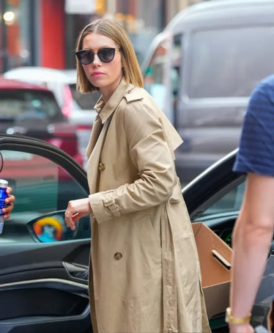 The Better Sister S01 Jessica Biel Coat