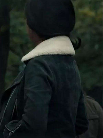 The Equalizer S02 Liza Lapira Shearling Leather Jacket