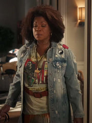 The Equalizer Season 3 Aunt Vi Denim Jacket