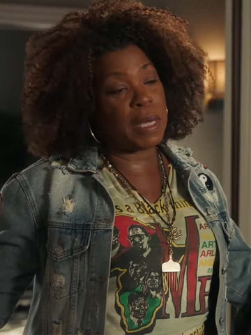 The Equalizer Season 3 Aunt Vi Denim Jacket