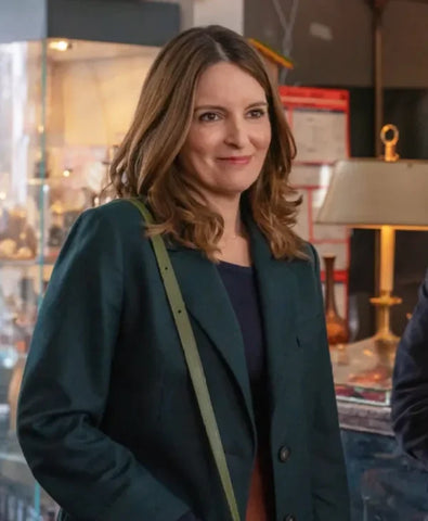 The Four Seasons Tina Fey Green Blazer