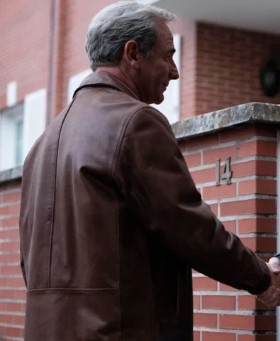 The Game Robson Green Leather Jacket