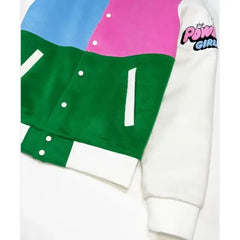 The Powerpuff Girls Minimal Varsity Jacket