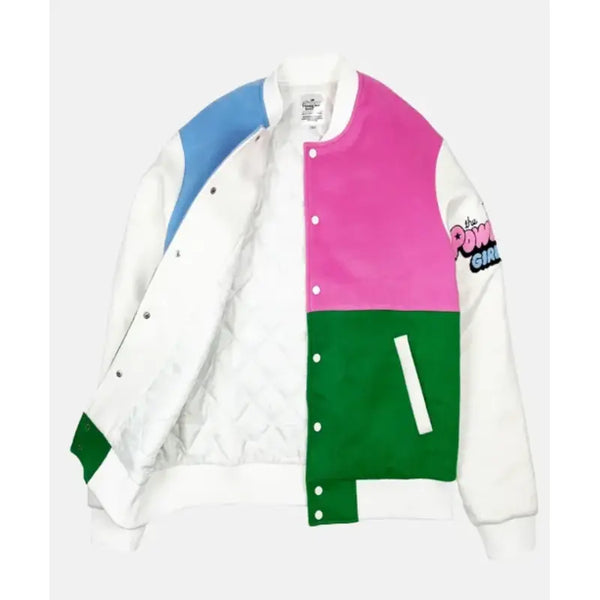 The Powerpuff Girls Minimal Varsity Jacket