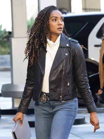The Rookie S06 Nyla Harper Leather Jacket
