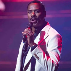 The Running Man 2025 Colman Domingo White Blazer