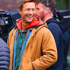 The Running Man Ben Richards Brown Jacket