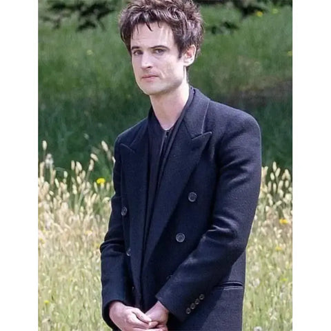 The Sandman S02 Tom Sturridge Black Wool Coat