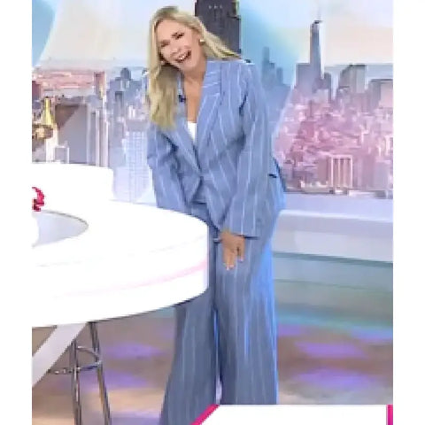 The Today Show Leanne Morgan Pinstripe Blazer