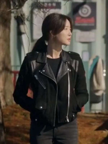 Yoo In-young The Trunk S01 Black Jacket