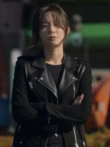 Yoo In-young The Trunk S01 Black Jacket