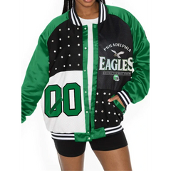 The View 2025 Sunny Hostin Eagles Varsity Jacket