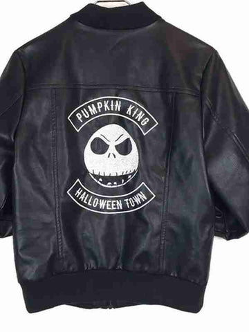 The Nightmare Before Christmas Jack Skellington Bomber Black Jacket