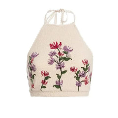 The White Lotus Charlotte Le Bon Halter Top