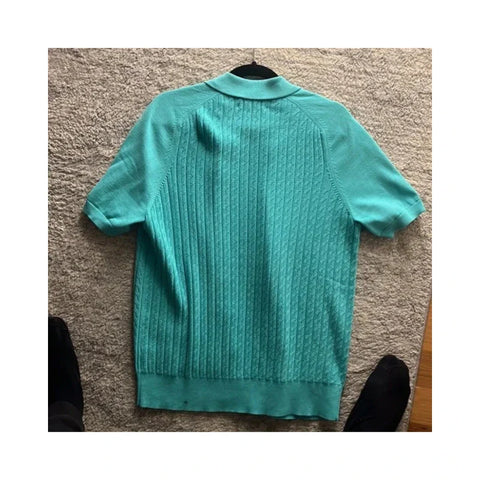 The White Lotus S03 Patrick Blue Polo Shirt