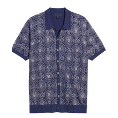 The White Lotus S03 Patrick Schwarzenegger Medallion Shirt