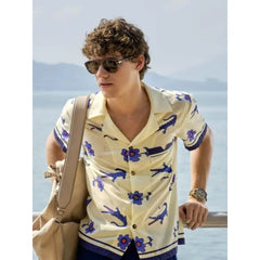 The White Lotus S03 Sam Nivola Print Shirt