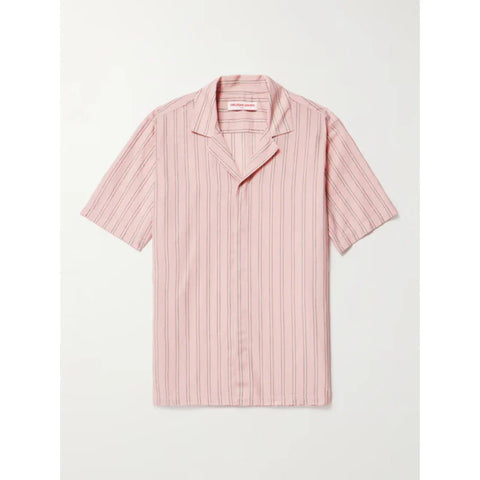 The White Lotus S03 Sam Nivola Striped Shirt