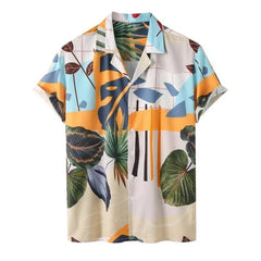 The White Lotus S03 Zion Lindsey White Printed Shirt